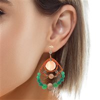 Orecchini Cianfrone Gioielli Donna in Oro Pietre dure 121000052292 - 121000052292